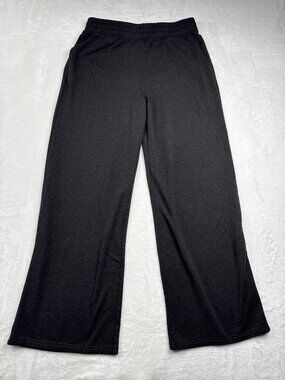 Max & Mia Womens Charcoal Wide-Leg Lounge Pants Size L Modal Blend